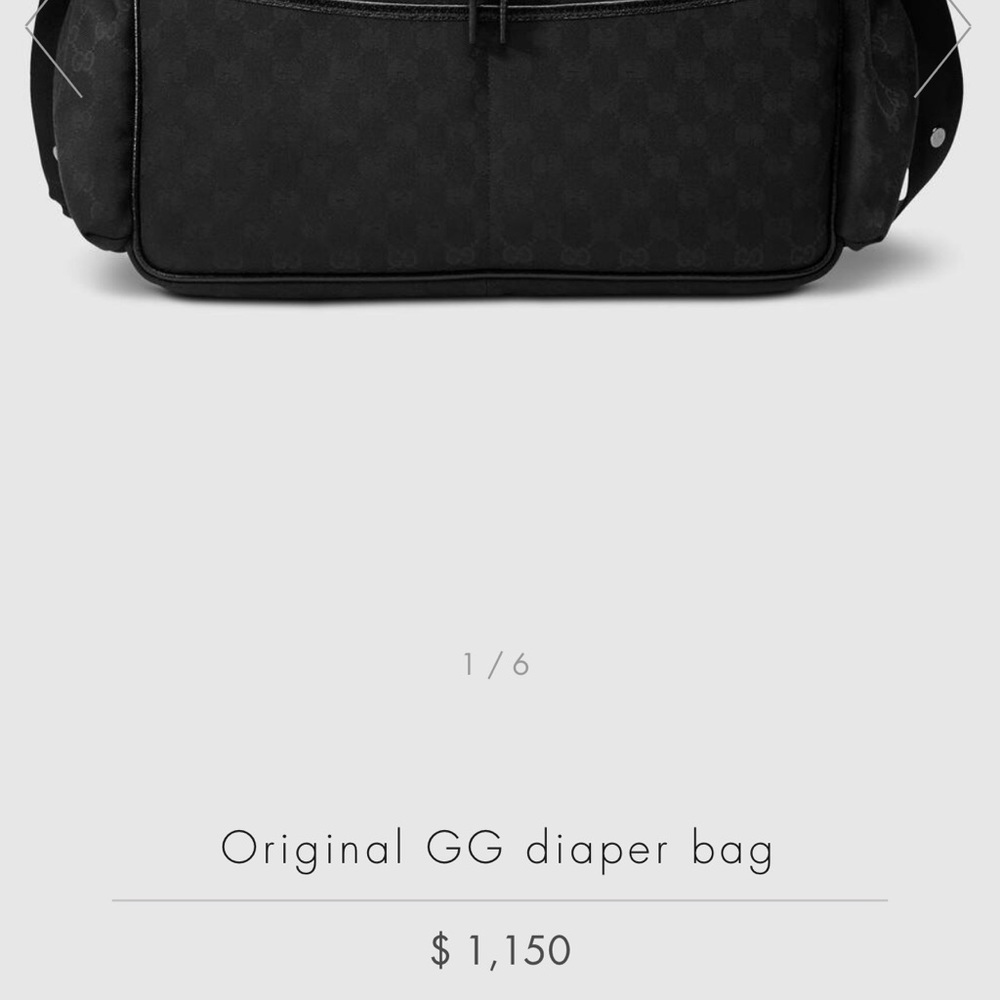 Gucci GG Black Diaper Bag - Picture 16 of 16